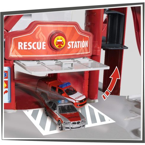 Majorette Creatix - Mentőállomás autópálya járművekkel (212050019)