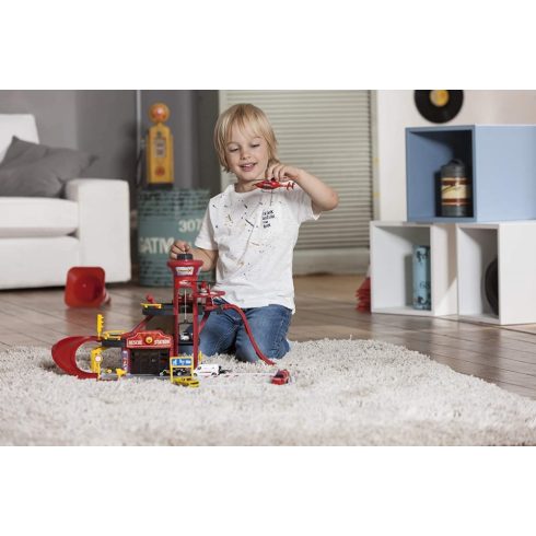 Majorette Creatix - Mentőállomás autópálya járművekkel (212050019)