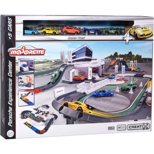 Majorette Prosche autópálya játék kisautókkal
