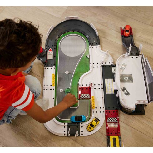 Majorette Prosche autópálya játék kisautókkal