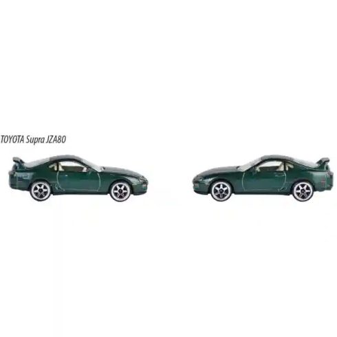 Majorette Toyota Supra JZA80 kisautó nyitható motorháztetővel