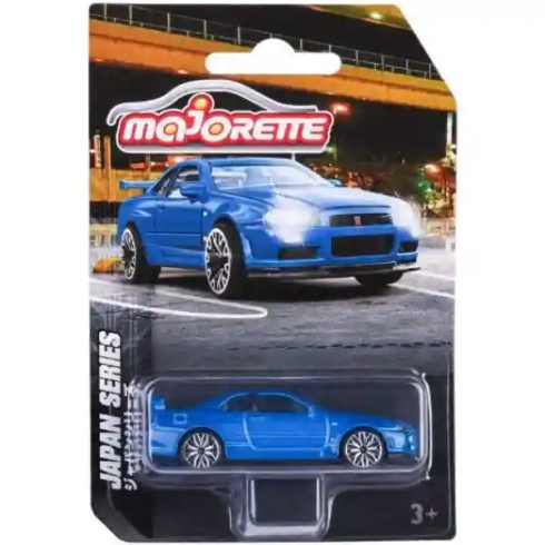 Majorette Nissan Skyline GT-R (R34) kisautó levehető motorháztetővel