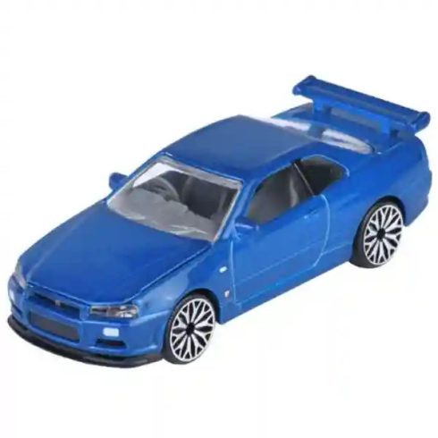 Majorette Nissan Skyline GT-R (R34) kisautó levehető motorháztetővel
