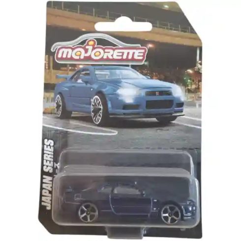 Majorette Nissan Skyline GT-R (R34) kisautó levehető motorháztetővel