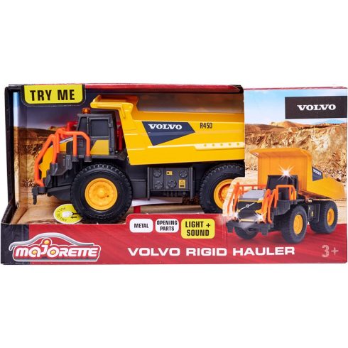 Majorette Volvo dömper fénnyel és hanggal 20cm