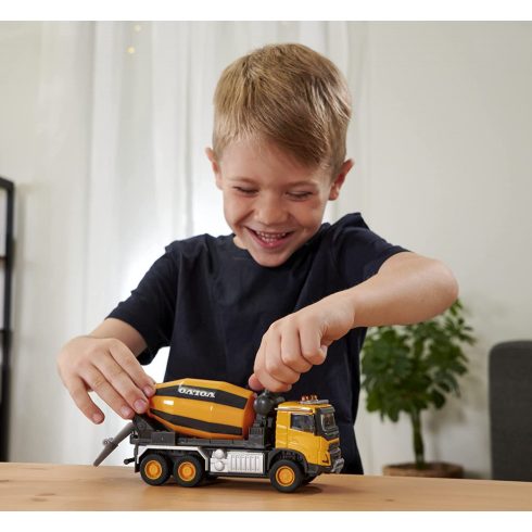 Majorette Volvo betonkeverő mixer fénnyel és hanggal 19cm