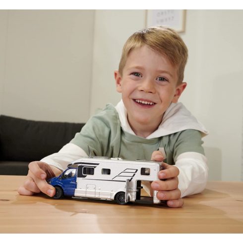 Majorette Hymer lakóautó fénnyel és hanggal 19cm