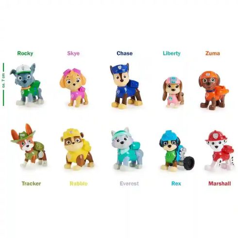 Mancs őrjárat - Ajándékszett 10db kutyi figurával