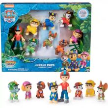   Mancs őrjárat - Dzsungel kutyik: Ajándékszett 7db kutyi és 1db Ryder figurával