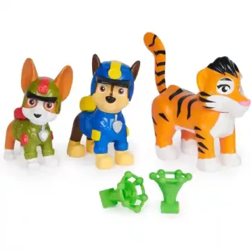   Mancs őrjárat - Dzsungelkaland: Chase, Tracker és tigris figuraszett