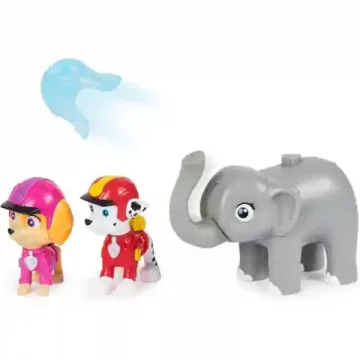   Mancs őrjárat - Dzsungel kutyik: Skye, Marshall és elefánt figuraszett