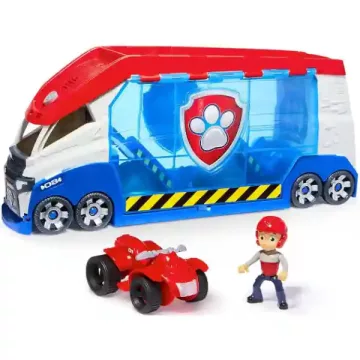   Mancs őrjárat - Paw Patroller csapatszállító kamion hanggal, Ryder figurával és járművével