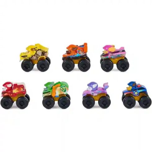 Mancs őrjárat - Rescue Wheels: Ajándékszett 7db versenyjárművel, Paw Patrol