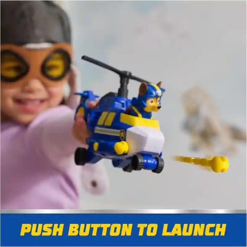 Mancs őrjárat - Air Rescue: Légimentők Chase és rendőrségi helikoptere kilövővel, Paw Patrol