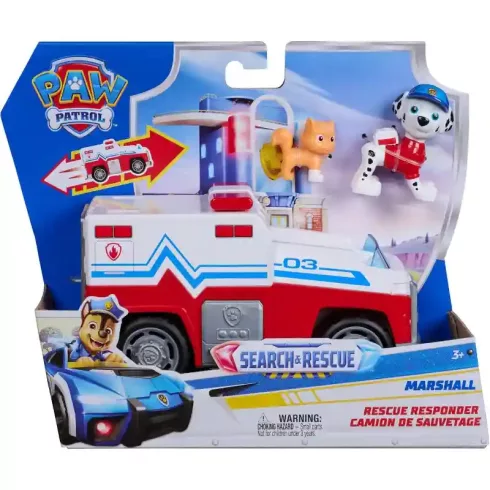 Mancs őrjárat - Search & Rescue: Marshall és hátrahúzós mentőautója, Paw Patrol