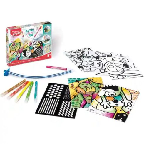Maped Creativ fújós filctoll készlet - csíkozás