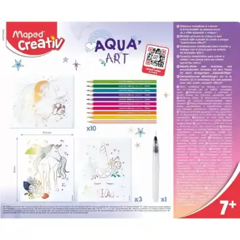 Maped Creativ unikornis akvarell festőkészlet