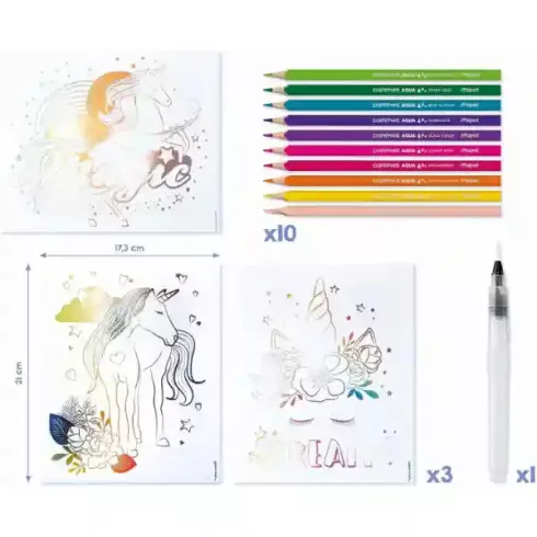 Maped Creativ unikornis akvarell festőkészlet