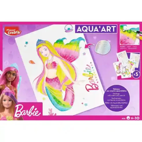 Maped Creativ nagy Barbie akvarell festőkészlet