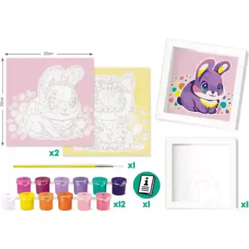 Maped Creativ számozott festőkészlet (cica és nyuszi)