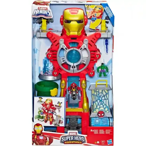 Hasbro Marvel Super Hero Adventures Vasember óriás interaktív főhadiszállása játékkészlet