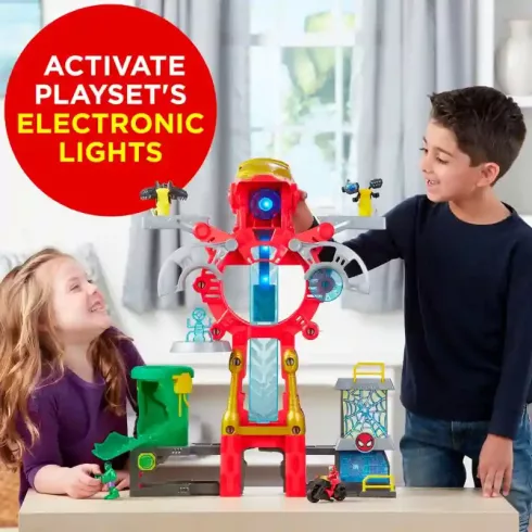 Hasbro Marvel Super Hero Adventures Vasember óriás interaktív főhadiszállása játékkészlet