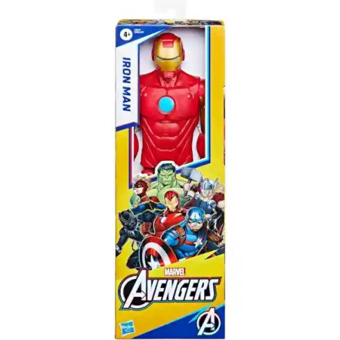 Hasbro Marvel Bosszúállók Titan Hero Series - Vasember akciófigura 30cm, Avengers, Iron Man (csomagolássérült)