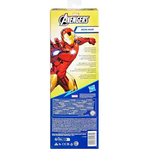 Hasbro Marvel Bosszúállók Titan Hero Series - Vasember akciófigura 30cm, Avengers, Iron Man