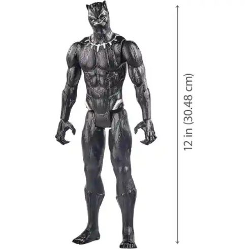 Hasbro Marvel Bosszúállók Titan Hero Series - Fekete Párduc akciófigura 30cm, Avengers, Black Panther