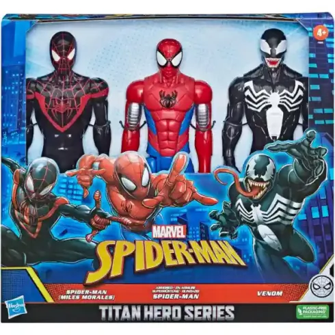 Hasbro Marvel Venom, Pókember (Miles Morales), Pókember akciófigura készlet 30cm