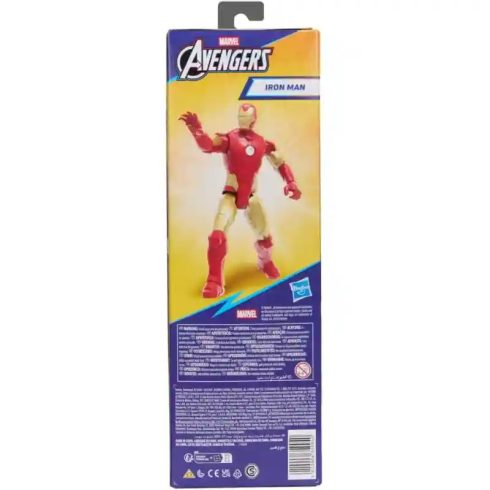 Hasbro Marvel Bosszúállók Titan Series - Vasember akciófigura 29cm, Avengers, Iron Man
