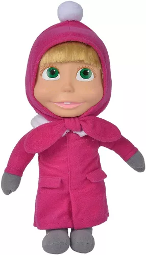 Simba Toys Mása és a medve - Éneklő Mása baba téli ruhában 30cm (109301035)