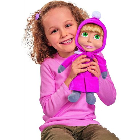 Simba Toys Mása és a medve - Éneklő Mása baba téli ruhában 30cm (109301035)