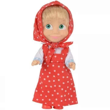   Simba Toys Mása és a medve - Mása baba piros ruhában (109301678)