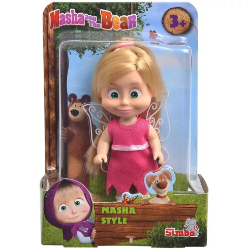 Simba Toys Mása és a medve - Mása baba angyal ruhában (109301680)