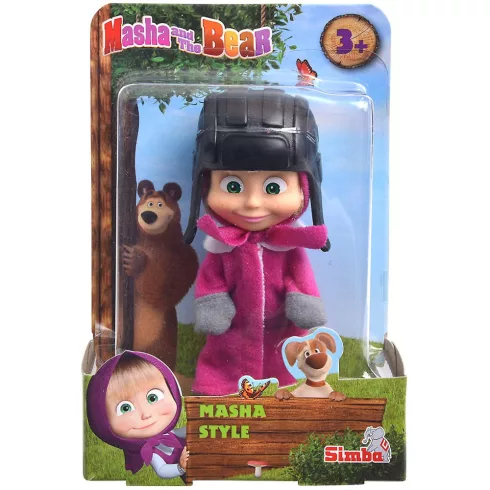 Simba Toys Mása és a medve - Mása baba motoros sapkában (109301680)