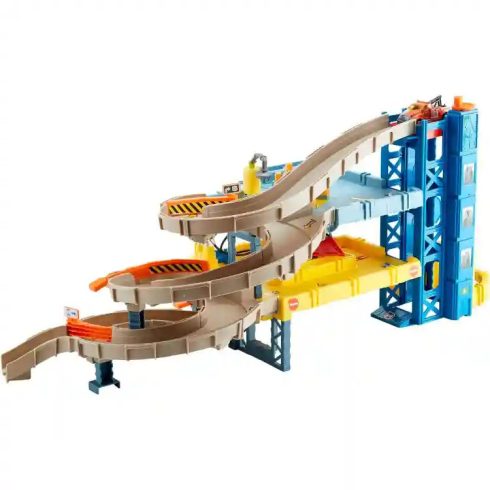 Mattel Matchbox 4 emeletes garázs kisautóval