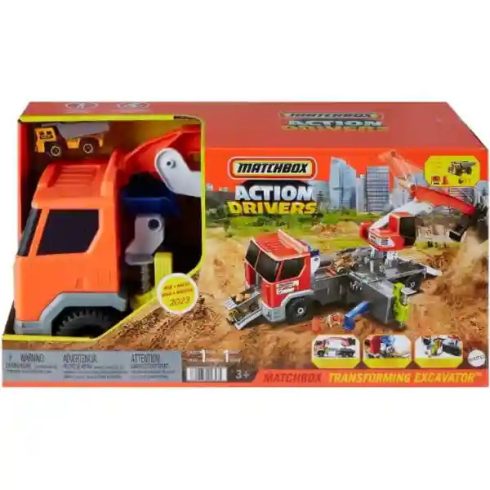 Mattel Matchbox átalakítható markolós kamion