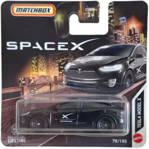  Mattel Matchbox SpaceX Tesla Model X kisautó