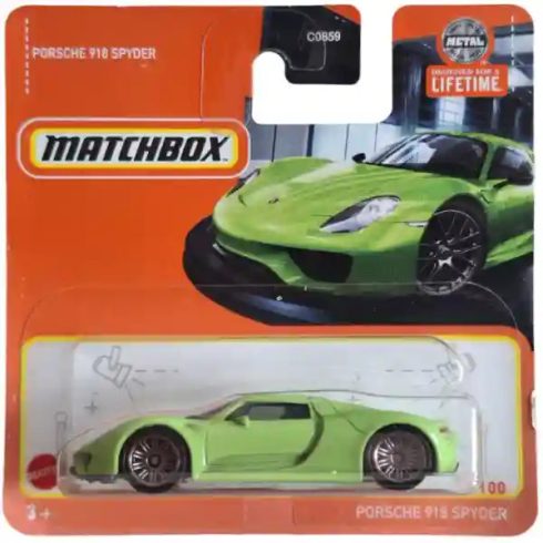Mattel Matchbox Porsche 918 Spyder kisautó