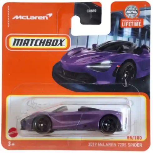 Mattel Matchbox 2019 McLaren 720S Spider kisautó