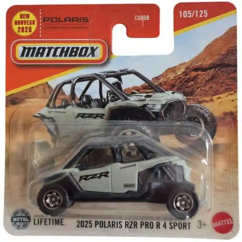 Mattel Matchbox 2025 Polaris RZR Pro R 4 Sport kisautó