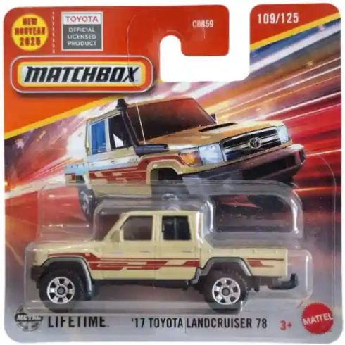 Mattel Matchbox '17 Toyota Landcruiser 78 kisautó