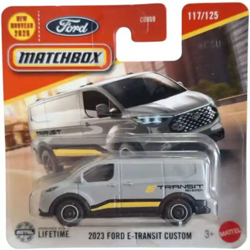 Mattel Matchbox 2023 Ford E-Transit Custom kisautó