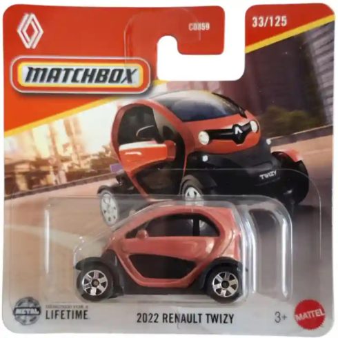 Mattel Matchbox 2022 Renault Twizy kisautó
