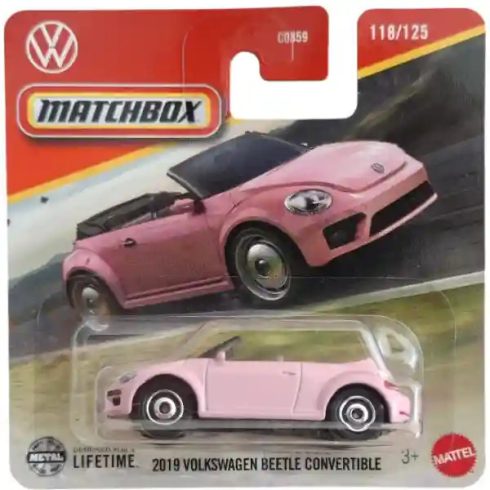 Mattel Matchbox 2019 Volkswagen Beetle Convertible kisautó