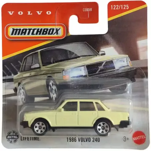 Mattel Matchbox 1986 Volvo 240 kisautó