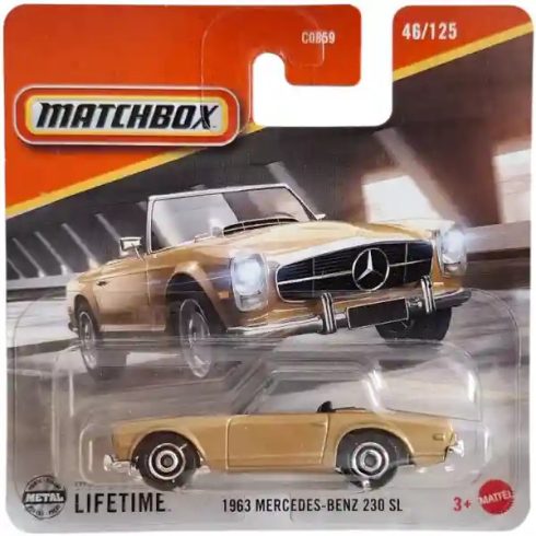 Mattel Matchbox 1963 Mercedes-Benz 230 SL kisautó