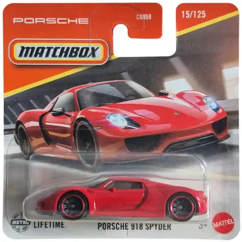 Mattel Matchbox Porsche 918 Spyder kisautó