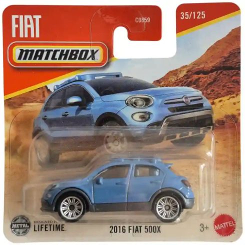 Mattel Matchbox 2016 Fiat 500X kisautó